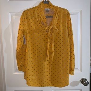 Mustard blouse